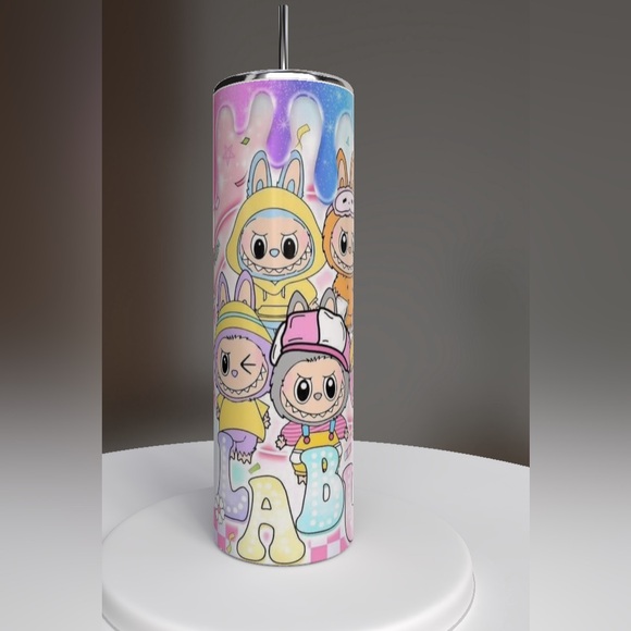 Other - Labubu  20 oz stainless steel tumbler,slide lid,sealed straw NWT